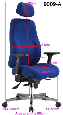 High Back Computer Manager Commercial Functional Mechanism Ergonomic Office Chair