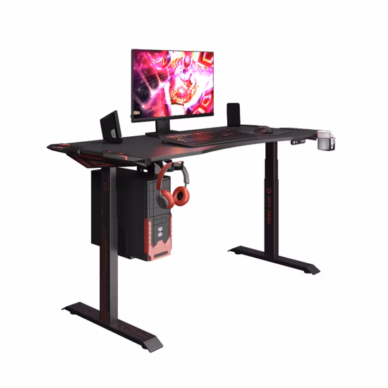Jiecang Computer Stand Table L Shaped Adjustable Standing Desks Gaming Desk OEM