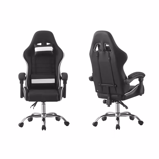 Silla reclinable para juegos de PC con computadora de carreras más popular con reposabrazos