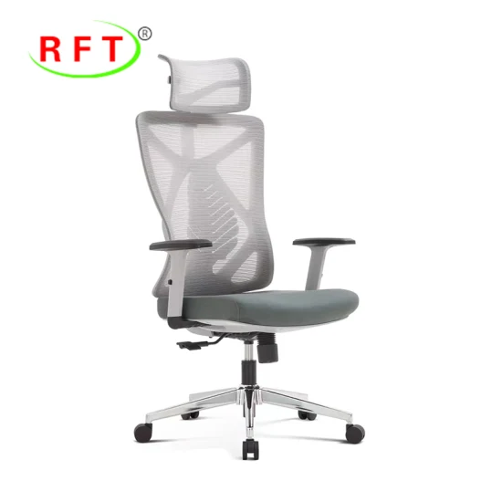 Fábrica de muebles de oficina de Foshan Soporte lumbar Malla giratoria Boss Manger Chair