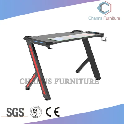 Muebles para el hogar asequible Gaming Desk con soporte para auriculares (CAS-GM04)
