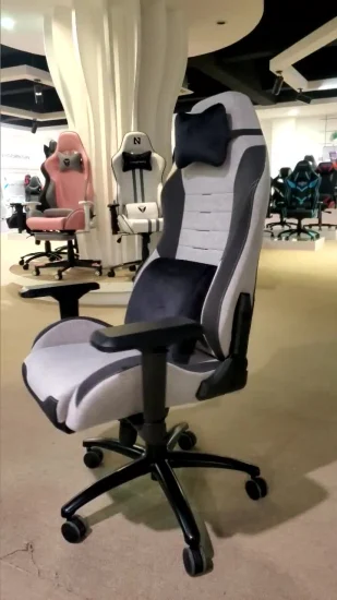 Fabricante de sillas para juegos OEM de tela gris Yuhang Silla para juegos Premium