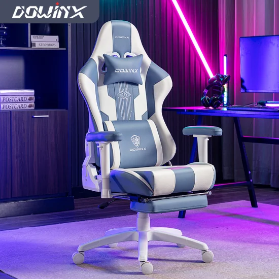 Alta calidad, buen precio, ordenador de PC, asiento grande, silla de Gamer, reposabrazos de conexión, silla giratoria de carreras Noble para juegos con cojín